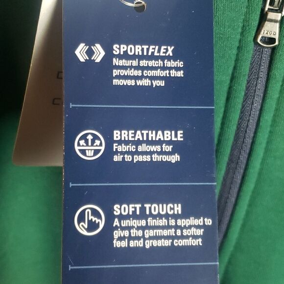 NWT IZOD Advantage Green Vest Jacket - Picture 3 of 9